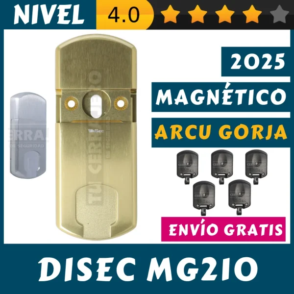 ESCUDO ARCU GORJA DISEC MG210 MAGNETICO