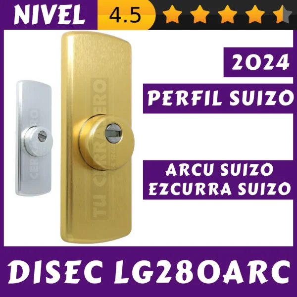 ESCUDO DISEC PERFIL SUIZO LG280ARC