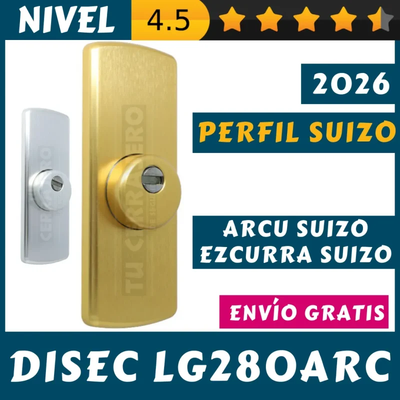 ESCUDO DISEC PERFIL SUIZO LG280ARC