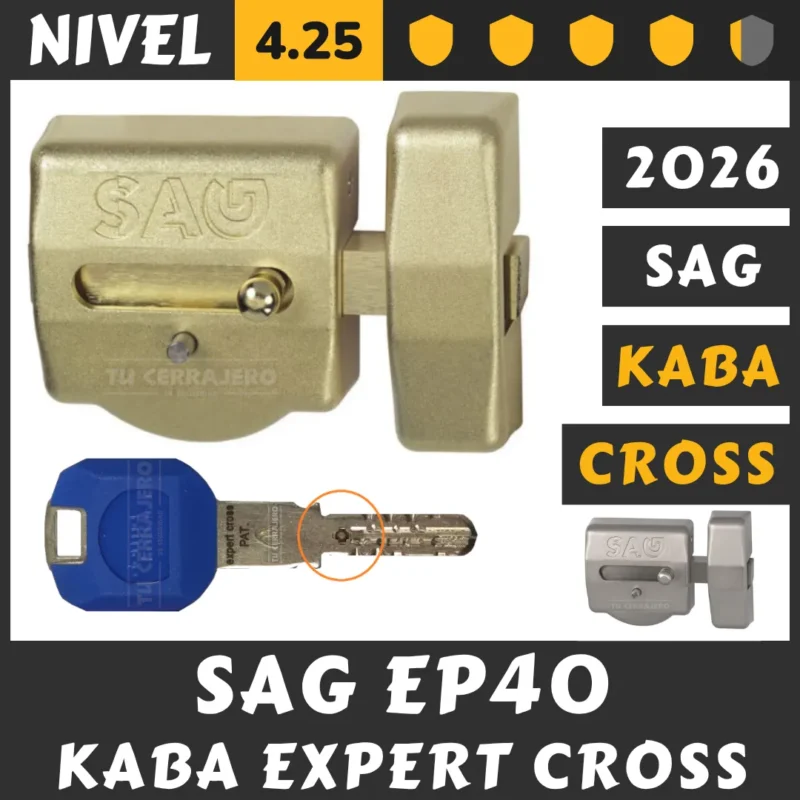 CERROJO SAG EP40 KABA CROSS 2026