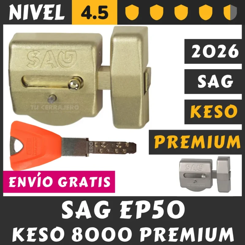 CERROJO SAG EP50 KESO 8000 PREMIUM 2026