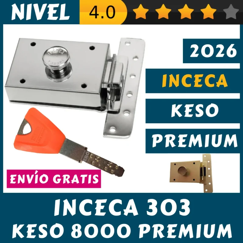 CERRADURA INCECA KESO 8000 PREMIUM