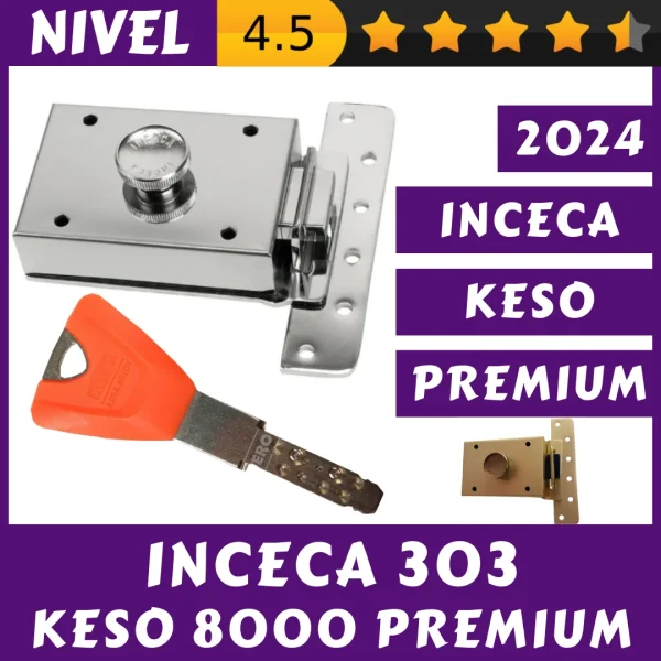 CERRADURA INCECA KESO 8000 PREMIUM