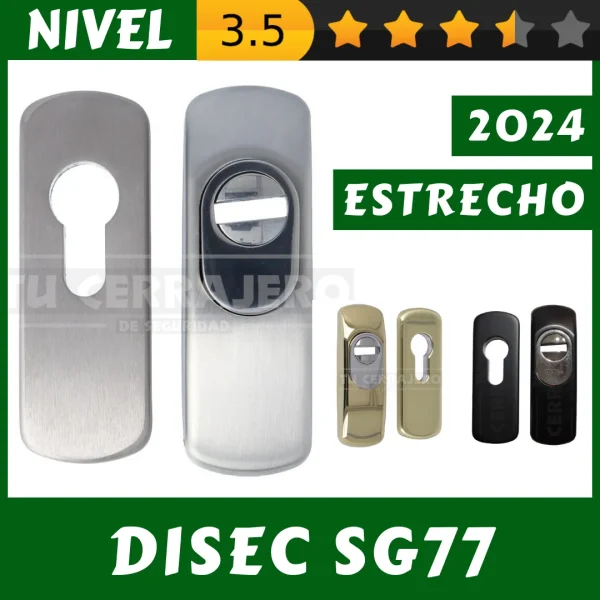 ESCUDO ESTRECHO DISEC SG77