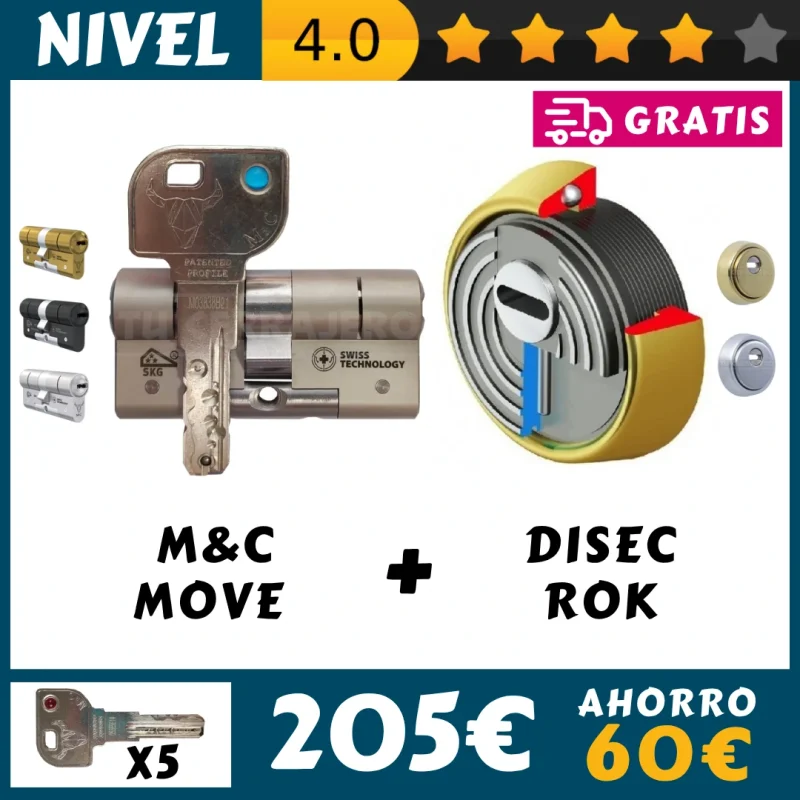 PACK BOMBIN MOVE ESCUDO DISEC ROK