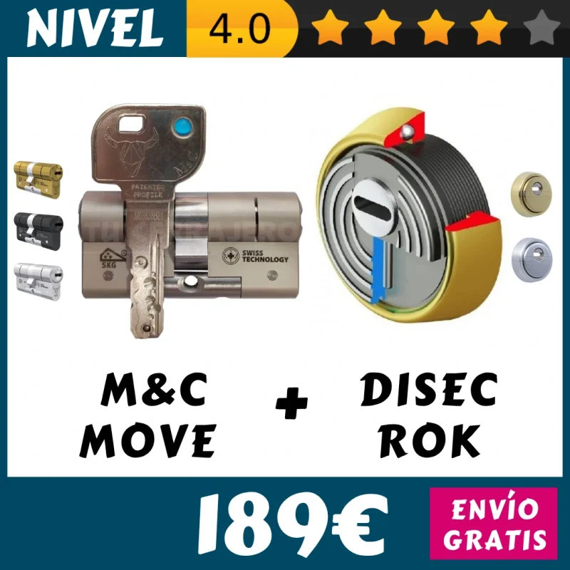 PACK BOMBIN MOVE ESCUDO DISEC ROK