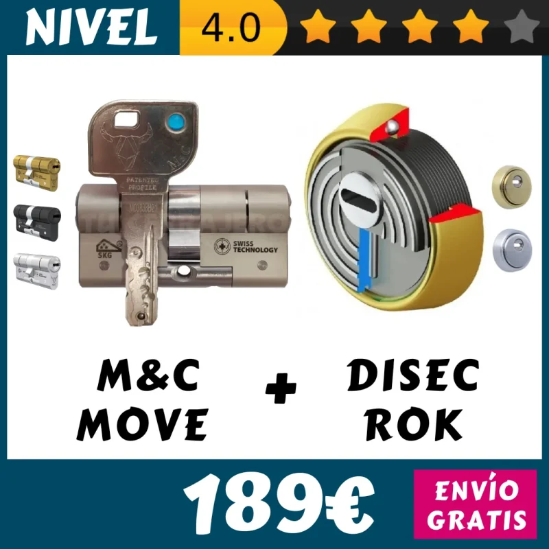 PACK BOMBIN MOVE ESCUDO DISEC ROK