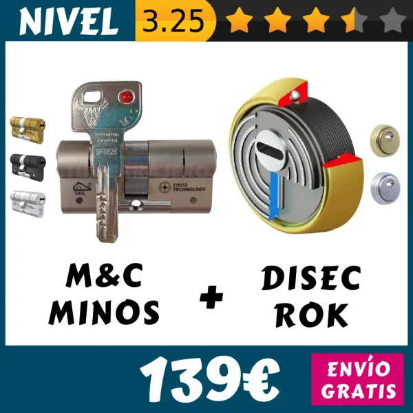 PACK BOMBIN MINOS ESCUDO DISEC ROK