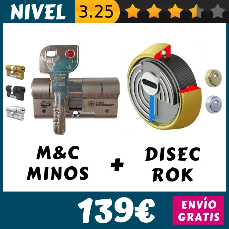 PACK BOMBIN MINOS ESCUDO DISEC ROK