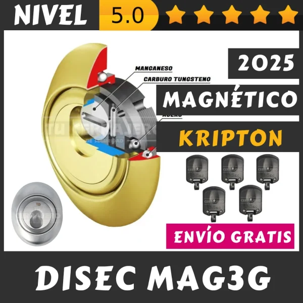 DISEC MAG3G KRIPTON MAGNETICO