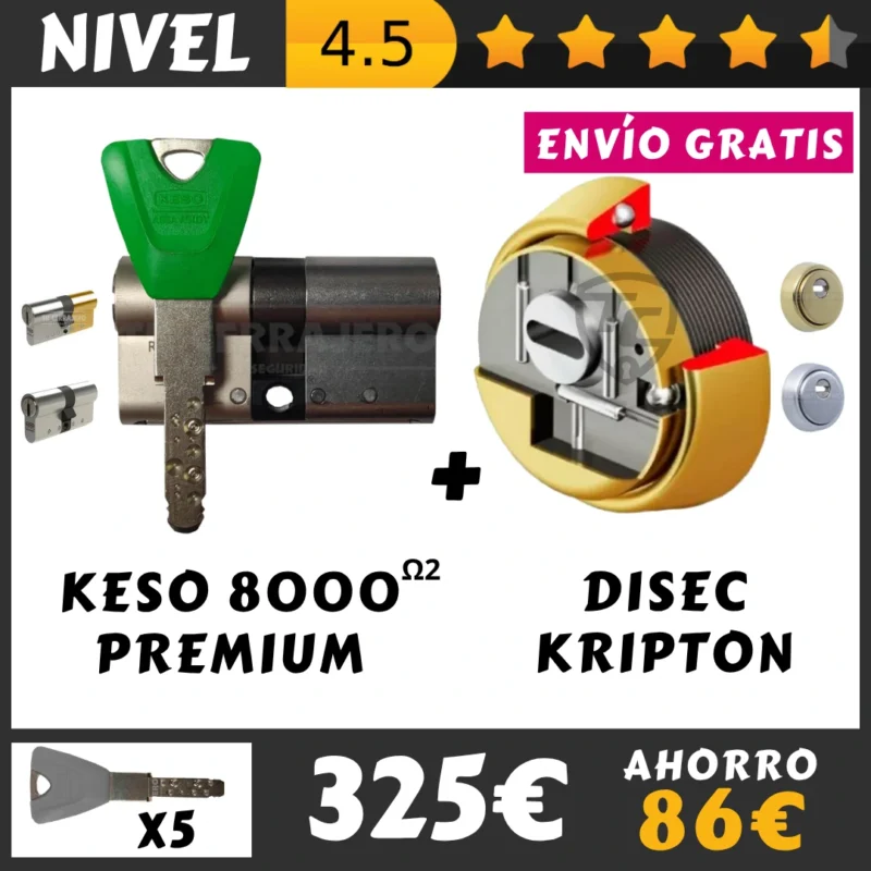PACK KESO 8000 PREMIUM DISEC KRIPTON