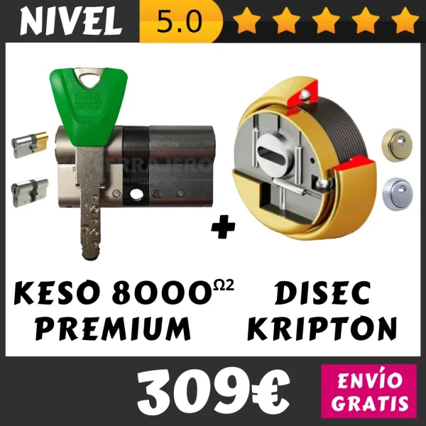 PACK KESO 8000 PREMIUM DISEC KRIPTON