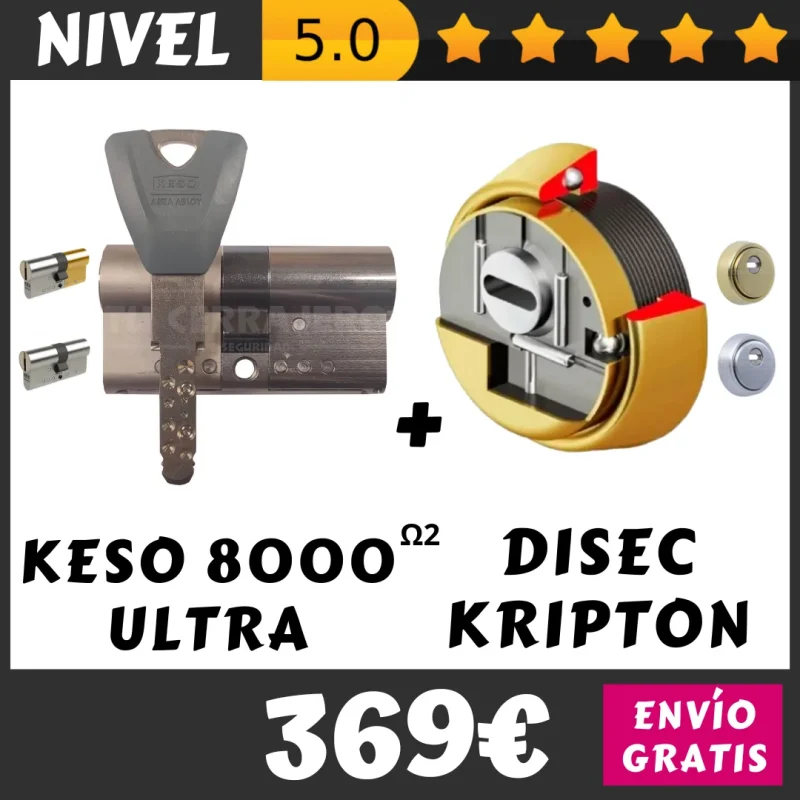 PACK KESO ULTRA ESCUDO DISEC KRIPTON