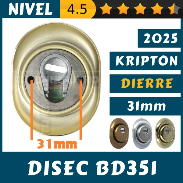 Escudo DISEC DIERRE BD351 KRIPTON