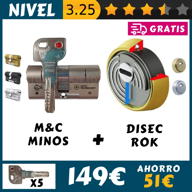 PACK BOMBIN MINOS ESCUDO DISEC ROK