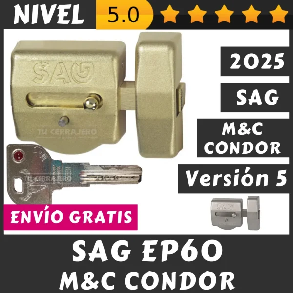 CERROJO SAG EP60 MC CONDOR V5 2025