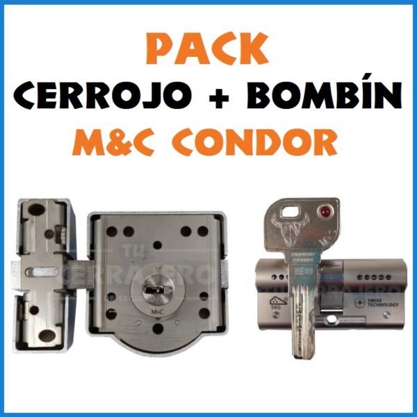 PACK CERROJO MC CONDOR BOMBIN