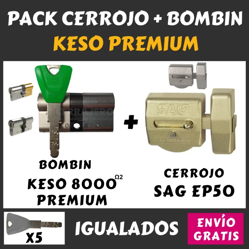 PACK SAG EP50 + KESO 8000 PREMIUM
