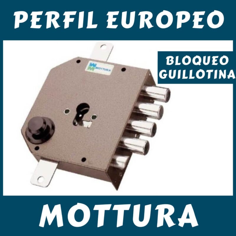 CERRADURA MOTTURA PERFIL EUROPEO