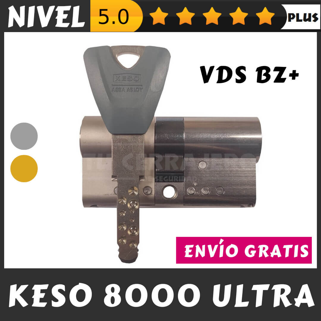 Cerrojo SAG EP50 con bombillo KESO 8000 - PROTEGEO
