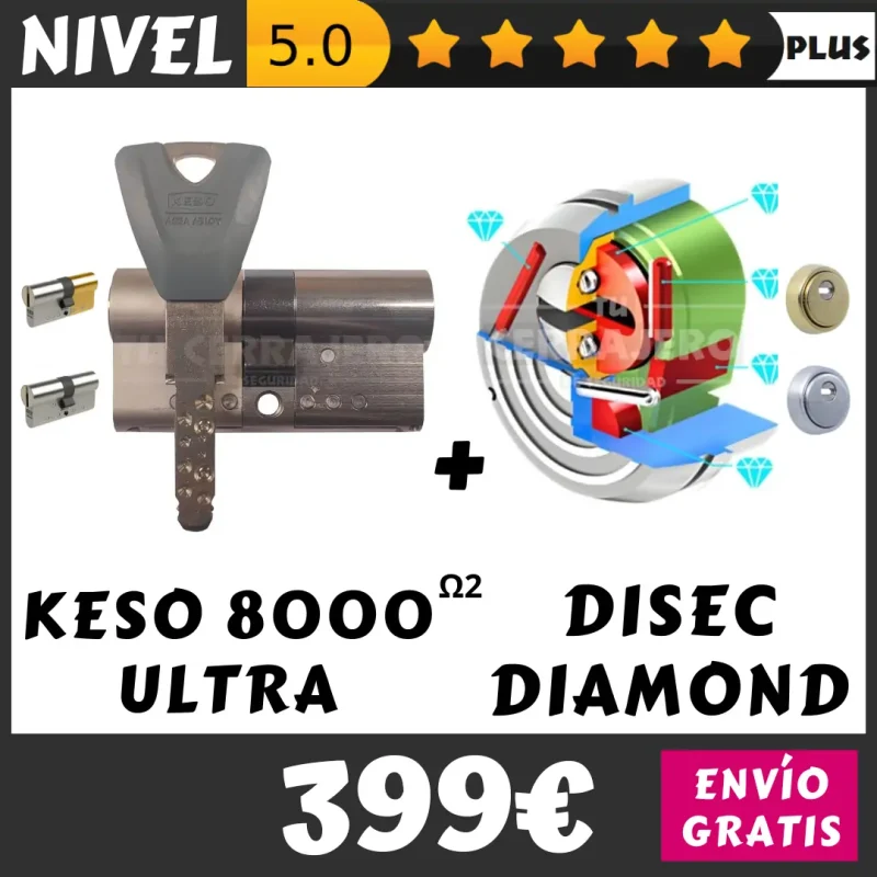 PACK BOMBIN KESO ULTRA ESCUDO DISEC DIAMOND