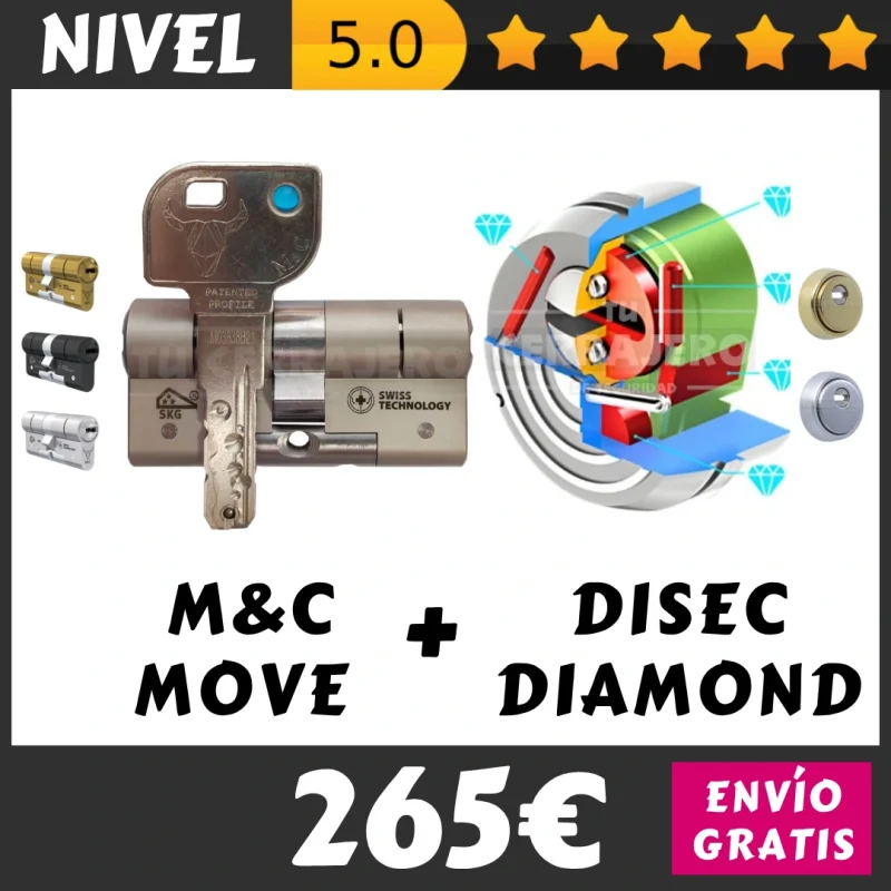 PACK BOMBIN MC MOVE ESCUDO DISEC DIAMOND