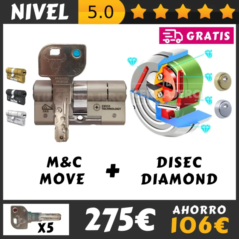 PACK BOMBIN MC MOVE ESCUDO DISEC DIAMOND