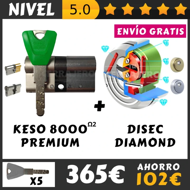 PACK KESO 8000 PREMIUM DISEC DIAMOND