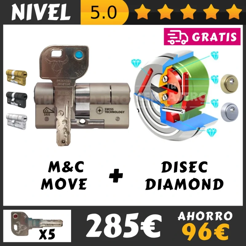 PACK BOMBIN MC MOVE ESCUDO DISEC DIAMOND