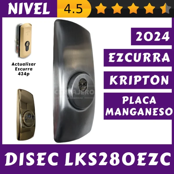 ESCUDO DISEC KRIPTON EZCURRA LKS280EZC