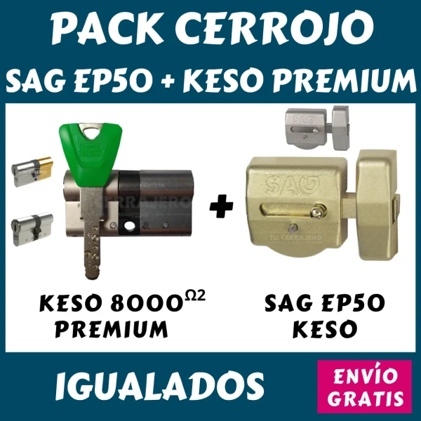 PACK SAG EP50 + KESO 8000 PREMIUM