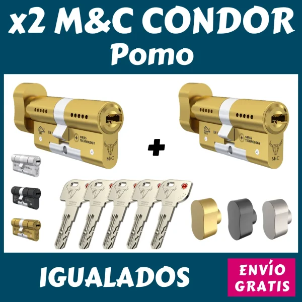 PACK 2 bombines MC CONDOR POMO IGUALADOS