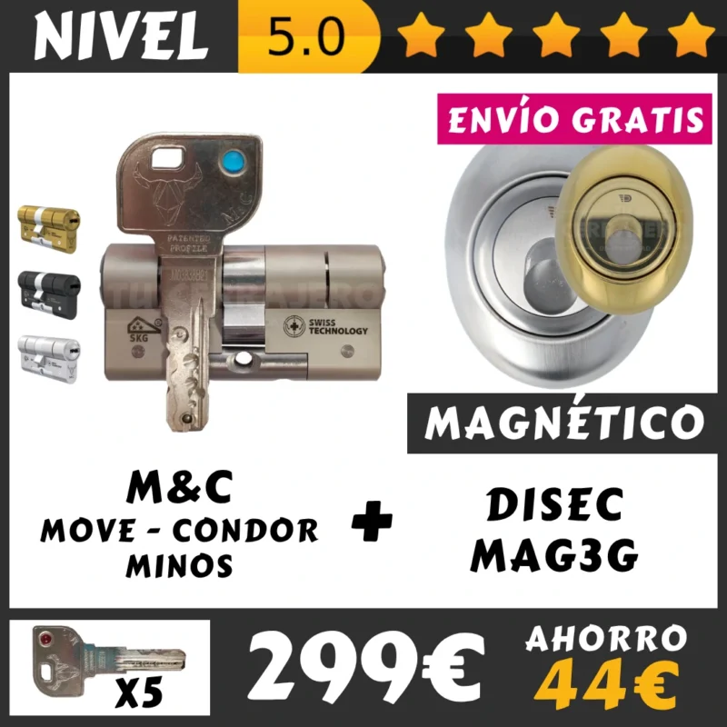PACK MC MOVE DISEC MAG3G MAGNETICO KRIPTON