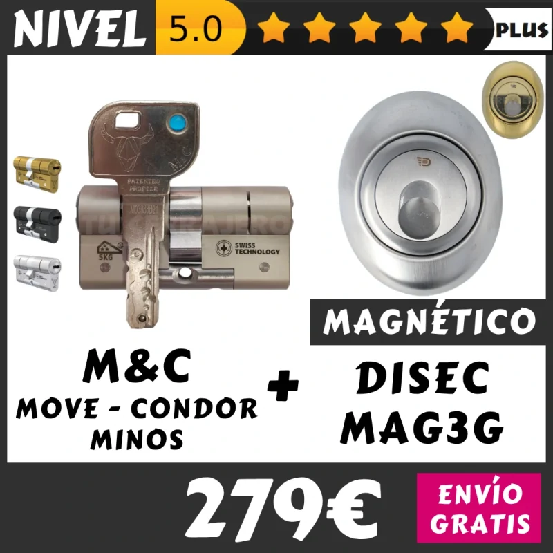 PACK BOMBIN MC DISEC MAG3G MAGNETICO KRIPTON