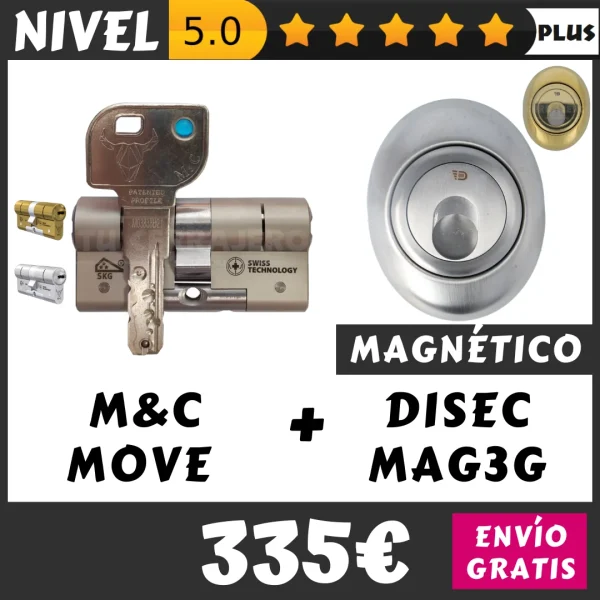 PACK MC MOVE DISEC MAG3G MAGNETICO KRIPTON