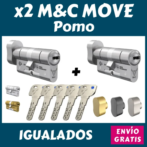 PACK 2 bombines MC MOVE POMO IGUALADOS