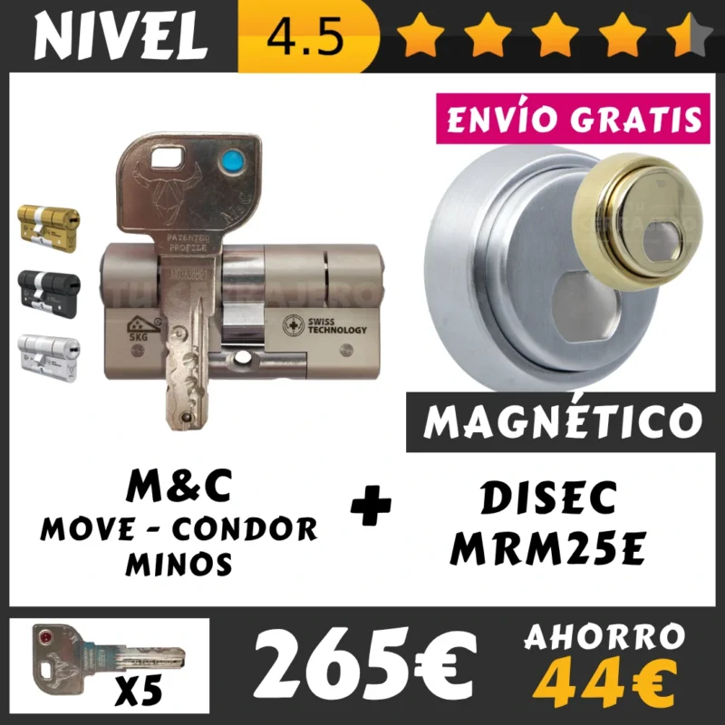 PACK BOMBIN MC DISEC MAGNETICO MRM25