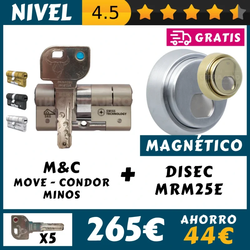 PACK BOMBIN MC DISEC MAGNETICO MRM25