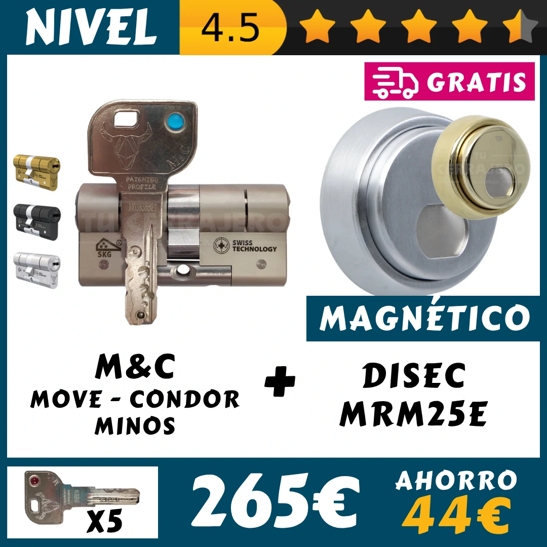 PACK BOMBIN MC DISEC MAGNETICO MRM25