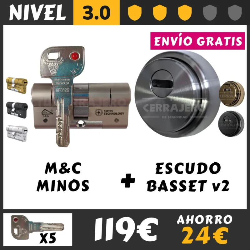 PACK mc MINOS y escudo dmc BASSET 2