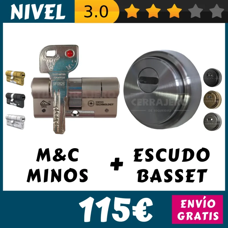 PACK bombin MINOS y escudo dmc BASSET