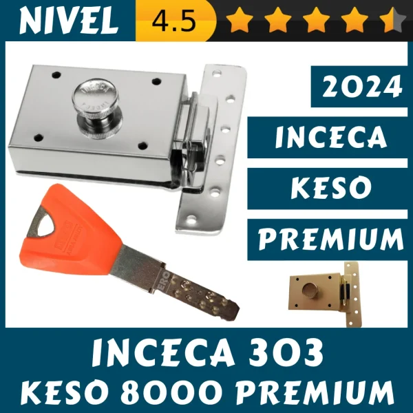 CERRADURA INCECA KESO 8000 PREMIUM