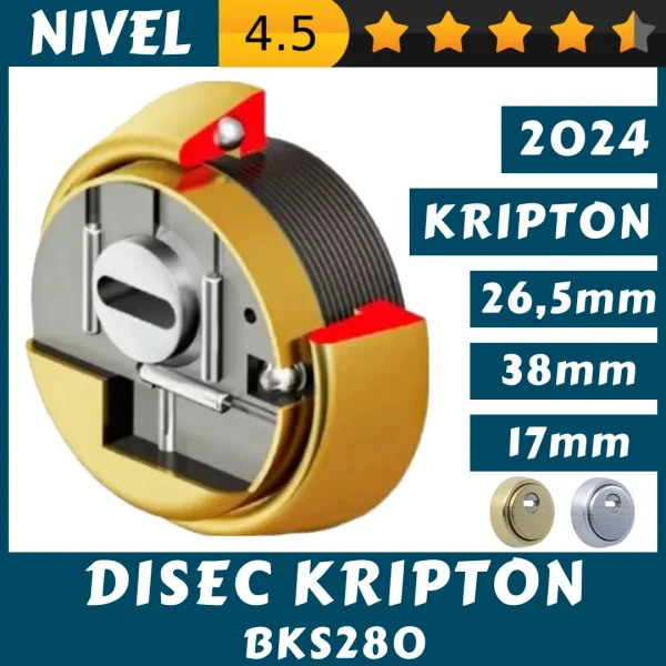 ESCUDO DISEC KRIPTON BKS280