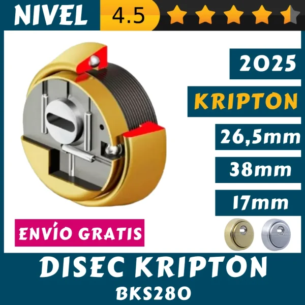 ESCUDO DISEC KRIPTON BKS280