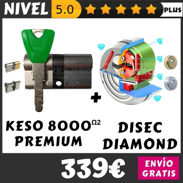 PACK KESO 8000 PREMIUM DISEC DIAMOND