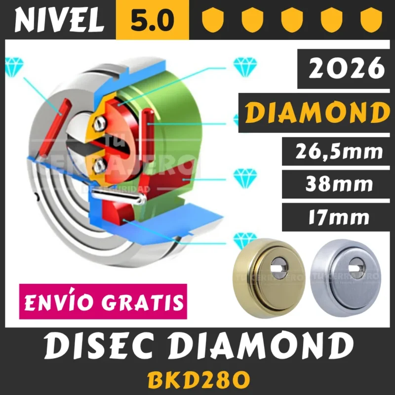 ESCUDO DISEC DIAMOND BKD280 2026