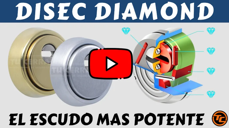 ESCUDO DISEC DIAMOND BKD280 YOUTUBE