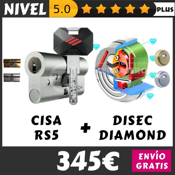 [Pack Ahorro] CISA RS5 + DISEC DIAMOND [2026]