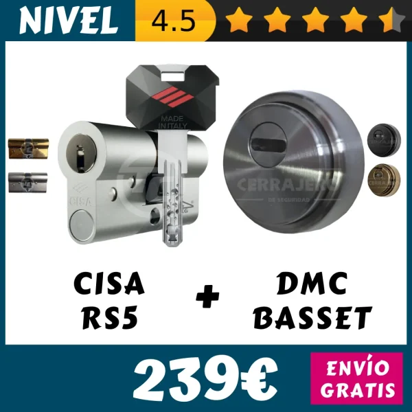 PACK BOMBIN CISA RS5 ESCUDO DMC BASSET