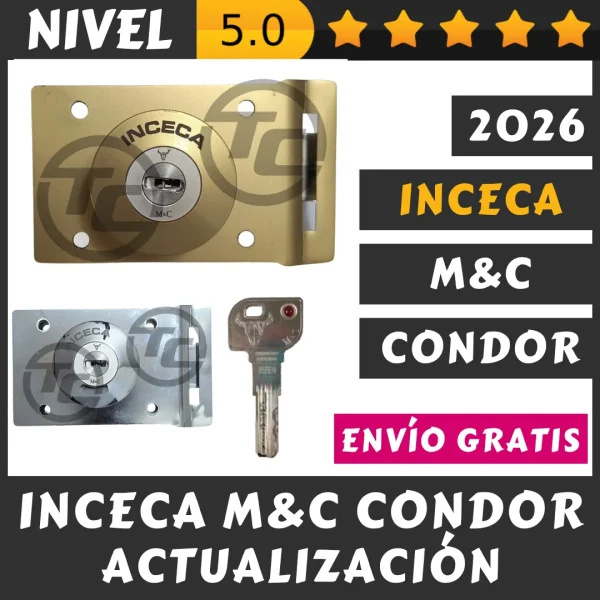 ACTUALIZACIÓN M&C CONDOR para CERRADURA INCECA [2026]